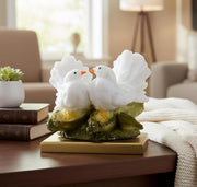 eSplanade Love Birds Showpiece | Bird Statue Romantic Couple Gift Decorative Showpieces Items (Multicolour)