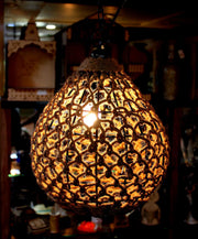 ESPLANADE Metal Pendant Light Hanging Ceiling Lamp with 2+ Feet Metal Chain (13" Inches)