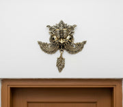 eSplanade Brass Yali Wall Hanging | Evil Eye Protector | Home Decor | Brass Statue - 10.5" Inches