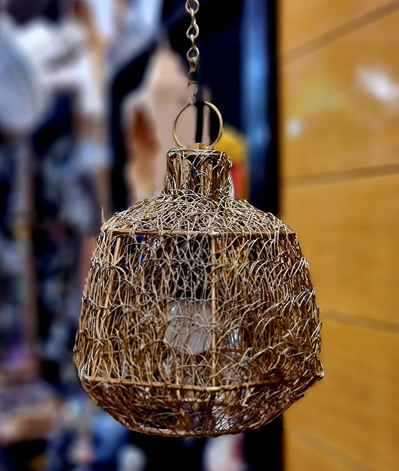 ESPLANADE Metal Pendant Ceiling Light Hanging Ceiling Lamp with 2+ Feet Metal Chain (8.5" Inches)