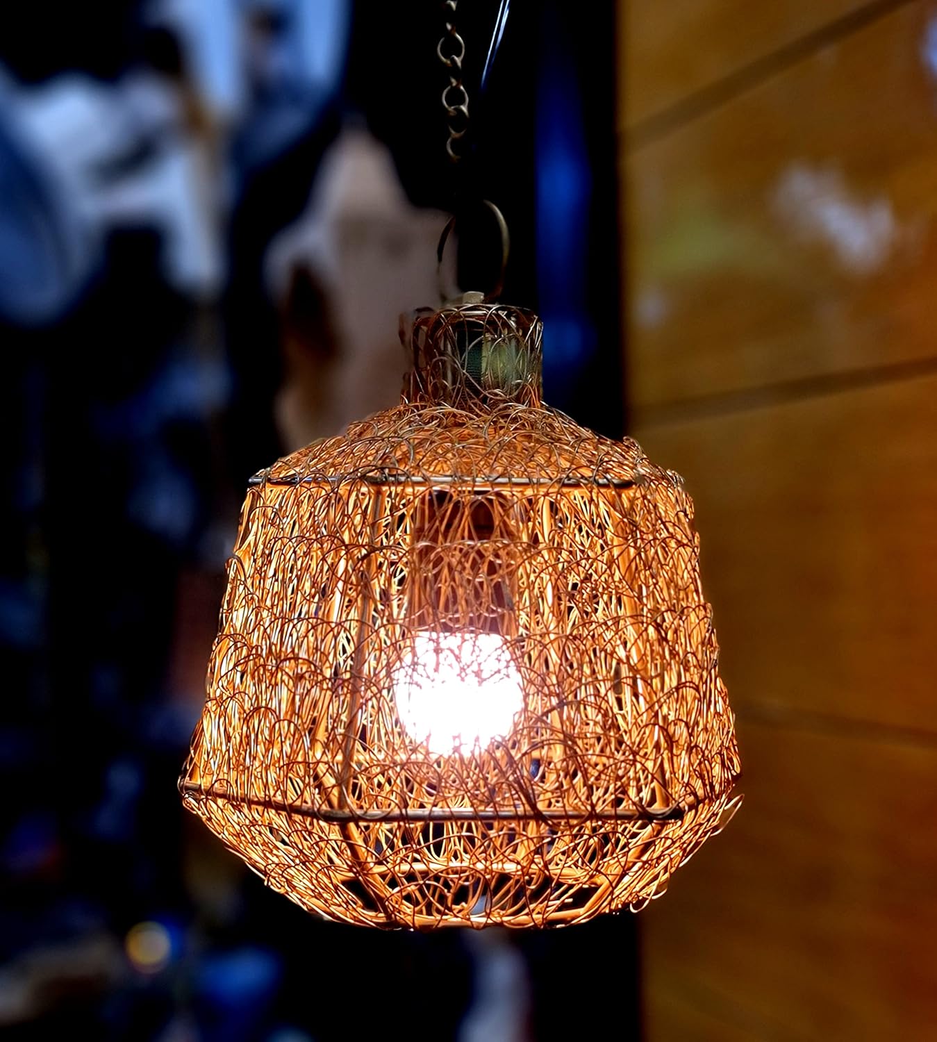 ESPLANADE Metal Pendant Ceiling Light Hanging Ceiling Lamp with 2+ Feet Metal Chain (8.5" Inches)