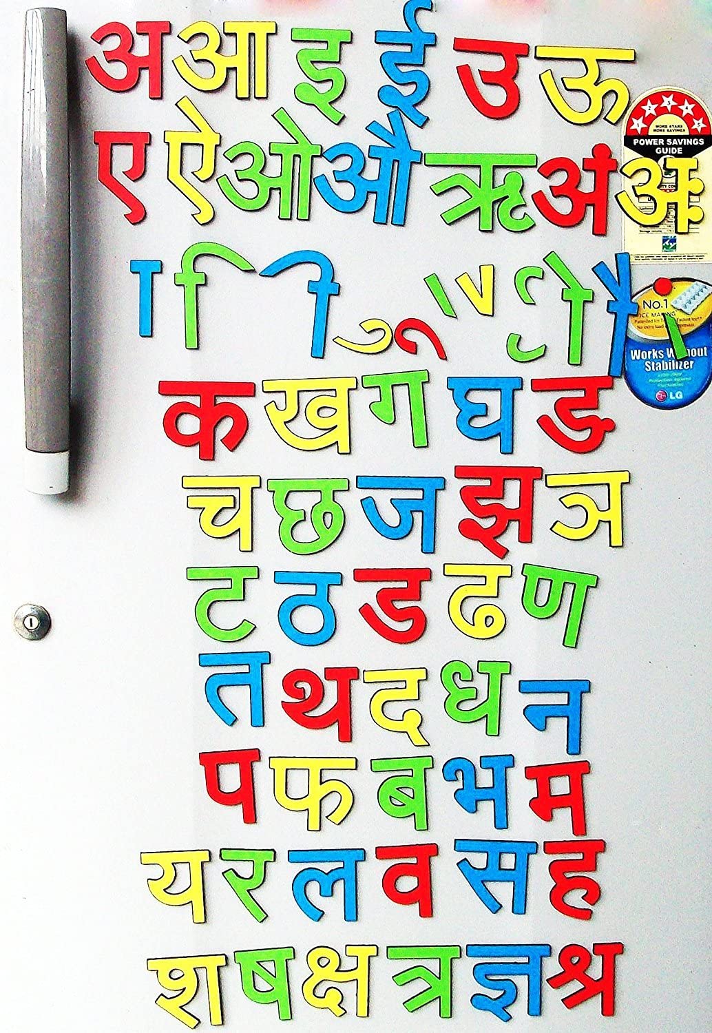 Stonkraft Wooden Hindi Alphabets and Matras