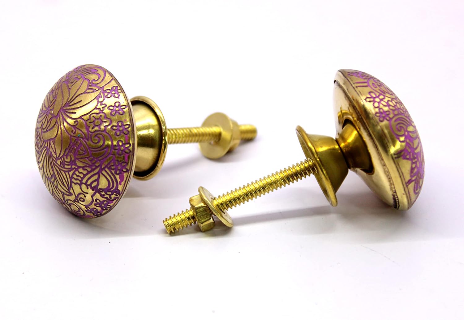 eSplanade Cupboard Drawer Copper Knobs | Drawer Handles | Cupboard Pulls - Set of 2