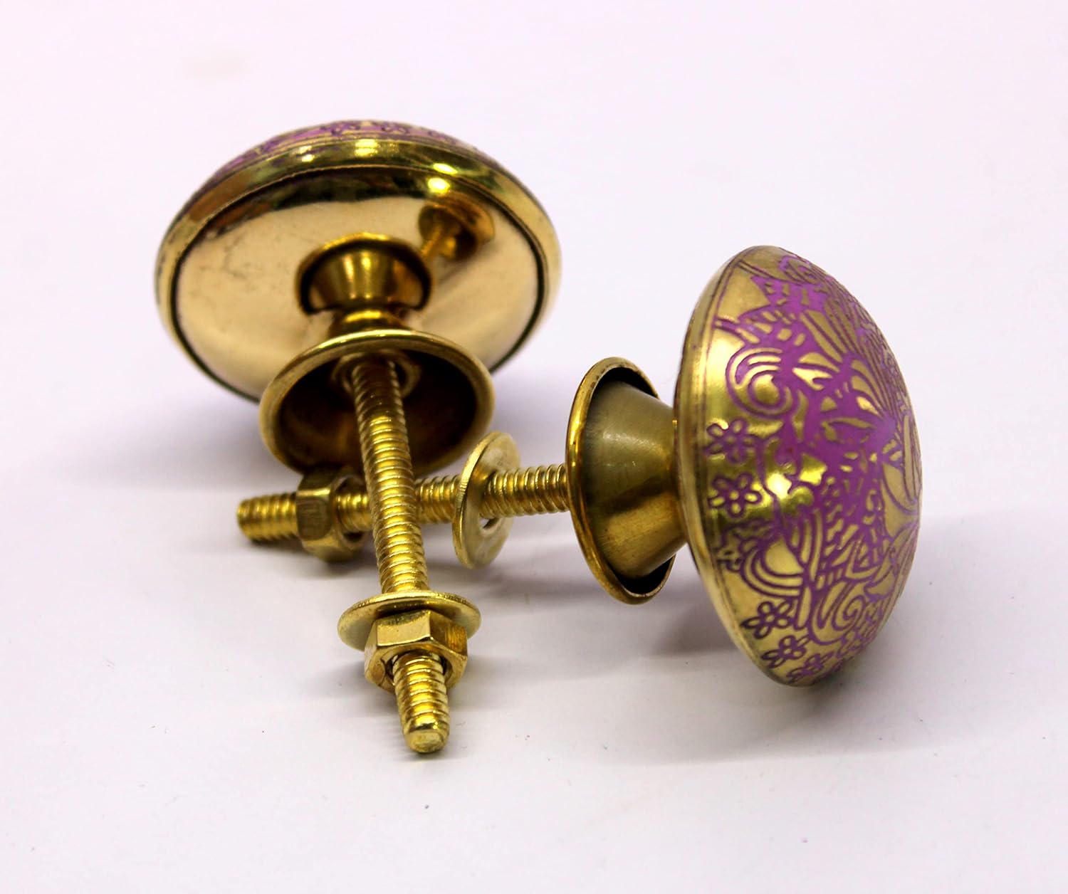 eSplanade Cupboard Drawer Copper Knobs | Drawer Handles | Cupboard Pulls - Set of 2