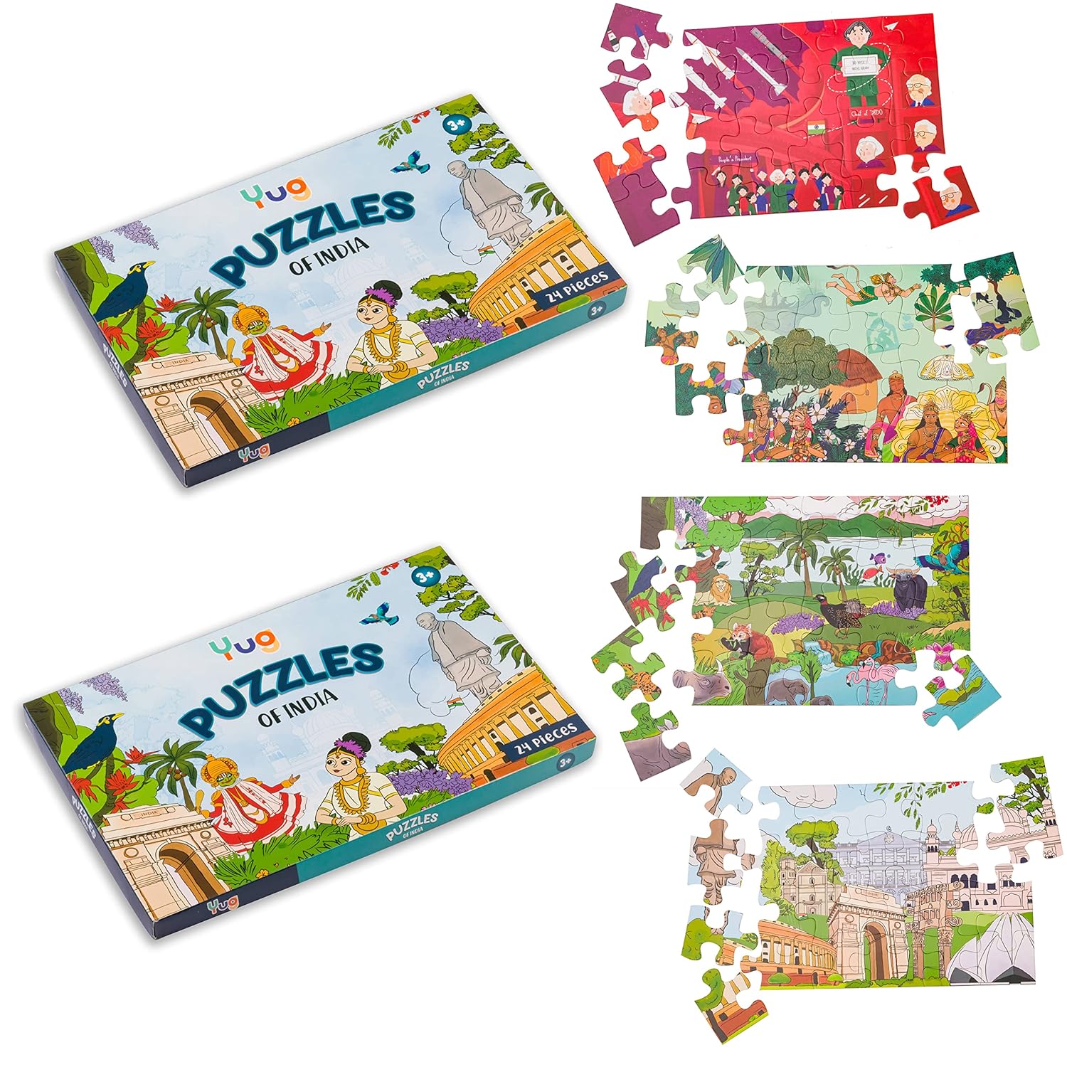 Yug Celebration Bundle - Bestseller Combo & Puzzles of India Combo