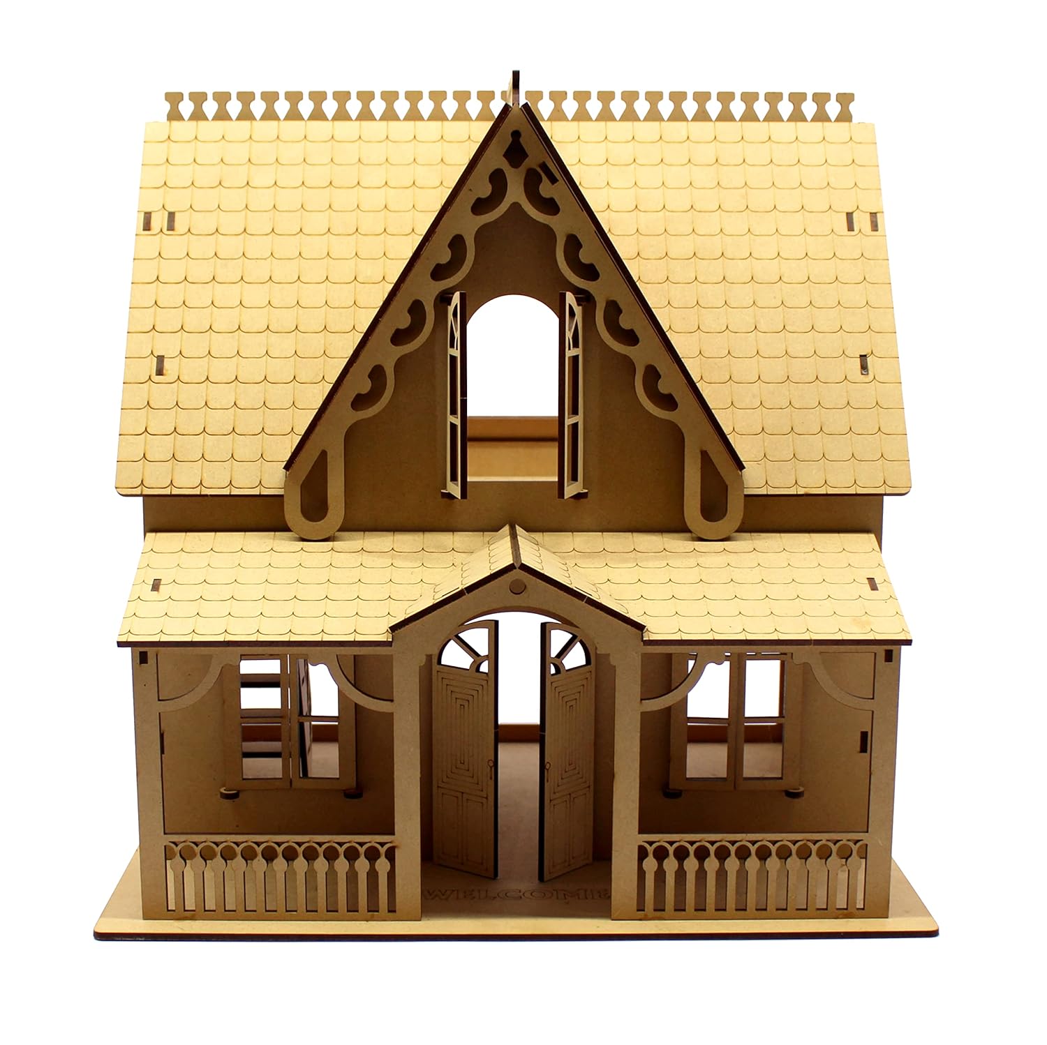 StonKraft Kid 3D Wooden Puzzle Truck - Wooden, DIY Kit, Build Your Own, Construction Toy, Modeling Kit | MDF Toys Truck (Villa Dollhouse)