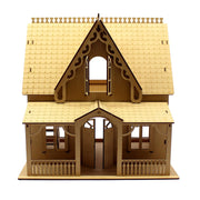 StonKraft Kid 3D Wooden Puzzle Truck - Wooden, DIY Kit, Build Your Own, Construction Toy, Modeling Kit | MDF Toys Truck (Villa Dollhouse)