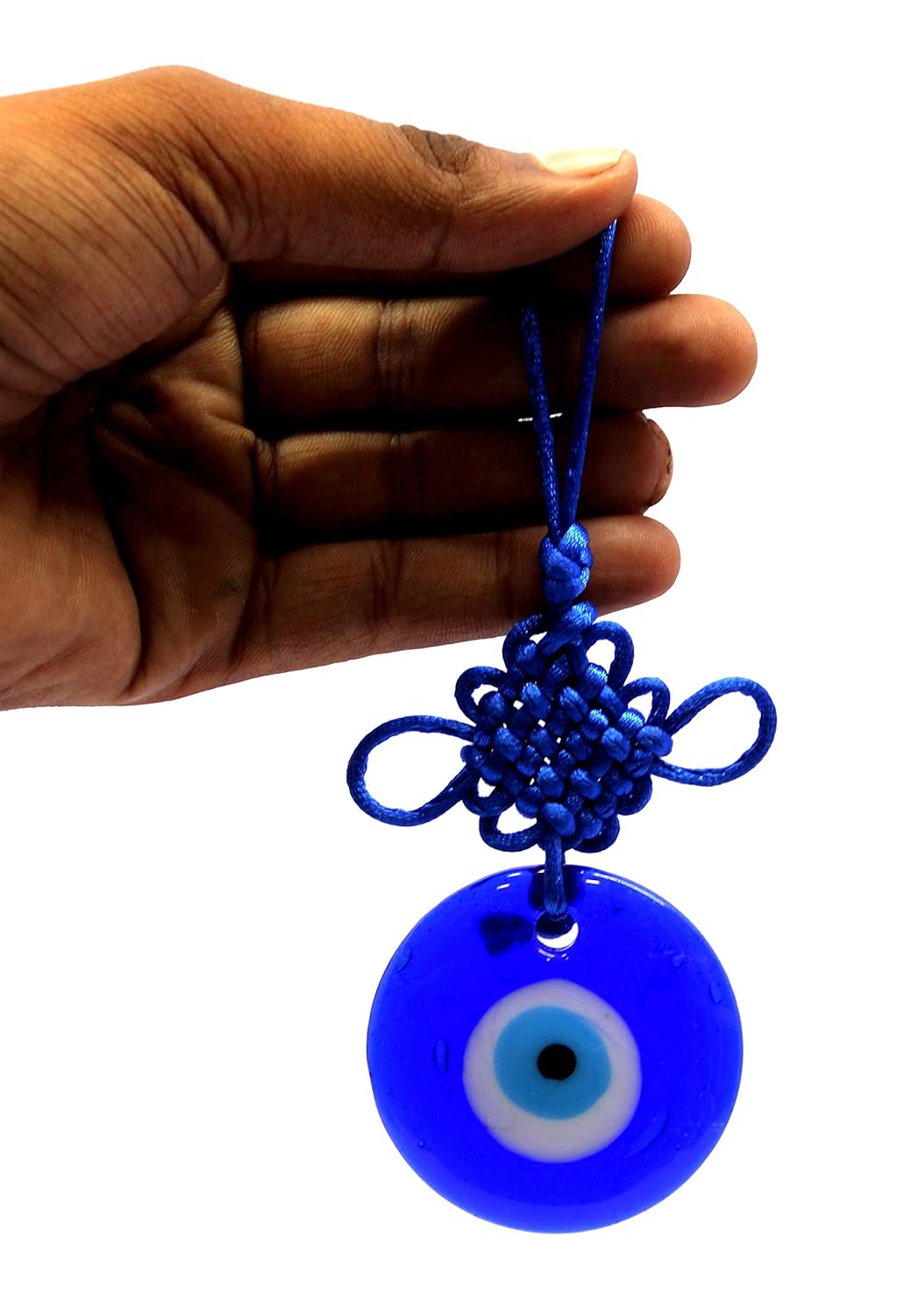 eSplanade Vastu/Feng Shui Evil Eye Car and Door Hanging for Good Luck and Prosperity, Standard (Evil Eye Small for Car)