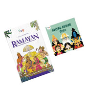 Yug- Illustrated Ramayan & Akshar Akshar Eeshvar Combo Books for Kids- Mythology Story Book for Kids with Colourful Pictures- Fun Learning Book for 3+ Year Old Children- Bedtime Stories