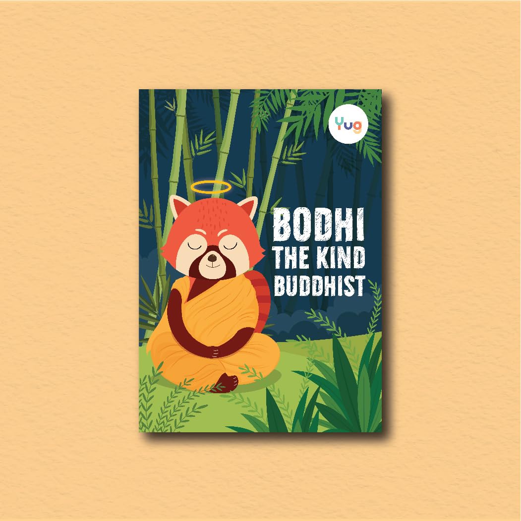 Yug Animal Series: Four Combo Story Books for Kids - Illustrated Animal Moral Stories with Colourful Pictures - Fun Learning Book for 3+ Year Old Children with Colouring Sheet - Bedtime Stories