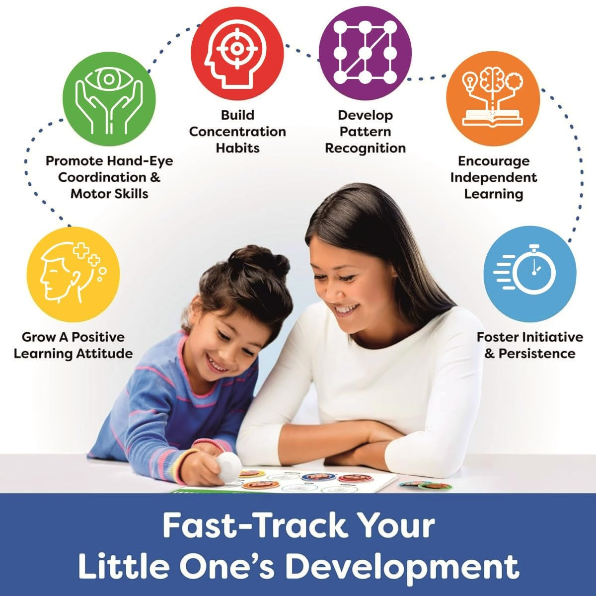 Clapjoy Velcro Book Preschool Busy Book Toddler,Kids/Children 16 Activities,| Quiet Interactive Book|Preschool Learning Montessori Toys, Busy Book For Toddlers For Age Upto 4 Years (Combo),Multicolor