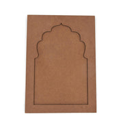 IVEI MDF DIY Jharokha Wall Decor - Set of 2, 10x14 - Paint & Decorate for Crafts & Decoupage - Durable, Easy Assembly with Hanging Hook - (Large - Plain)