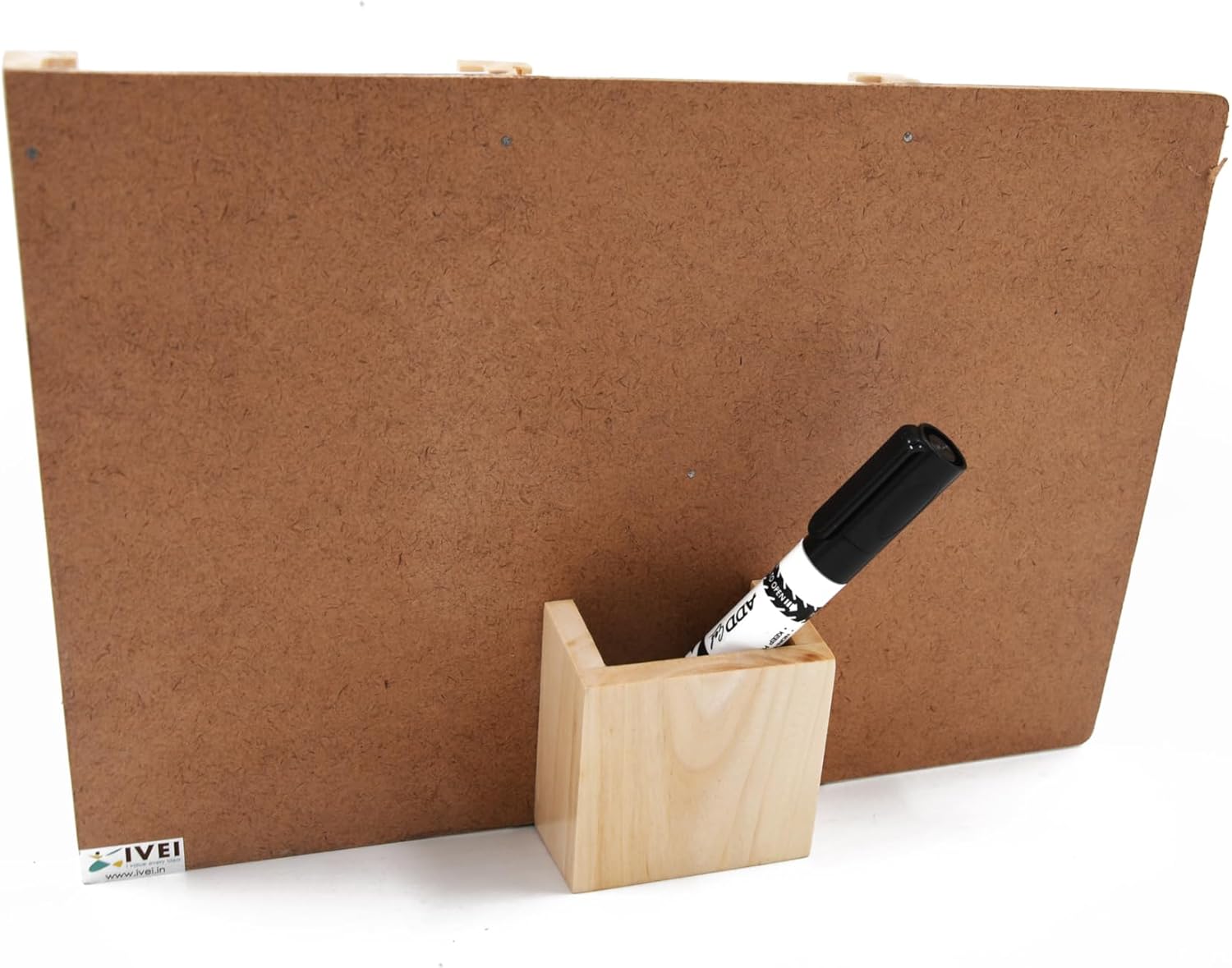 IVEI Premium Desk Organizer with replaceable Calendar, Whiteboard, Pin Board, Photo Frame, and Pen Stand - Multifunctional Workspace Organizer - Elegant Design (Grey)