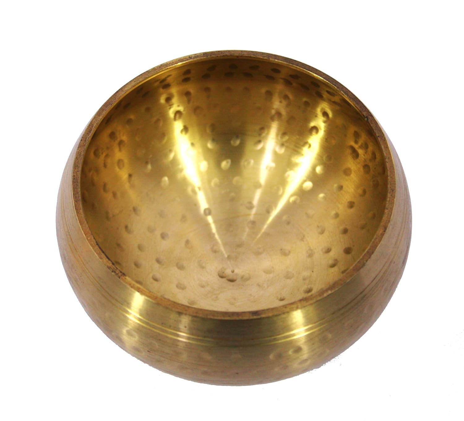 eSplanade - 5 inches - Singing Bowl Tibetan Buddhist Prayer Instrument With Striker Stick | OM Bell | OM Bowl | Meditation Bowl | Music Therapy (gold)
