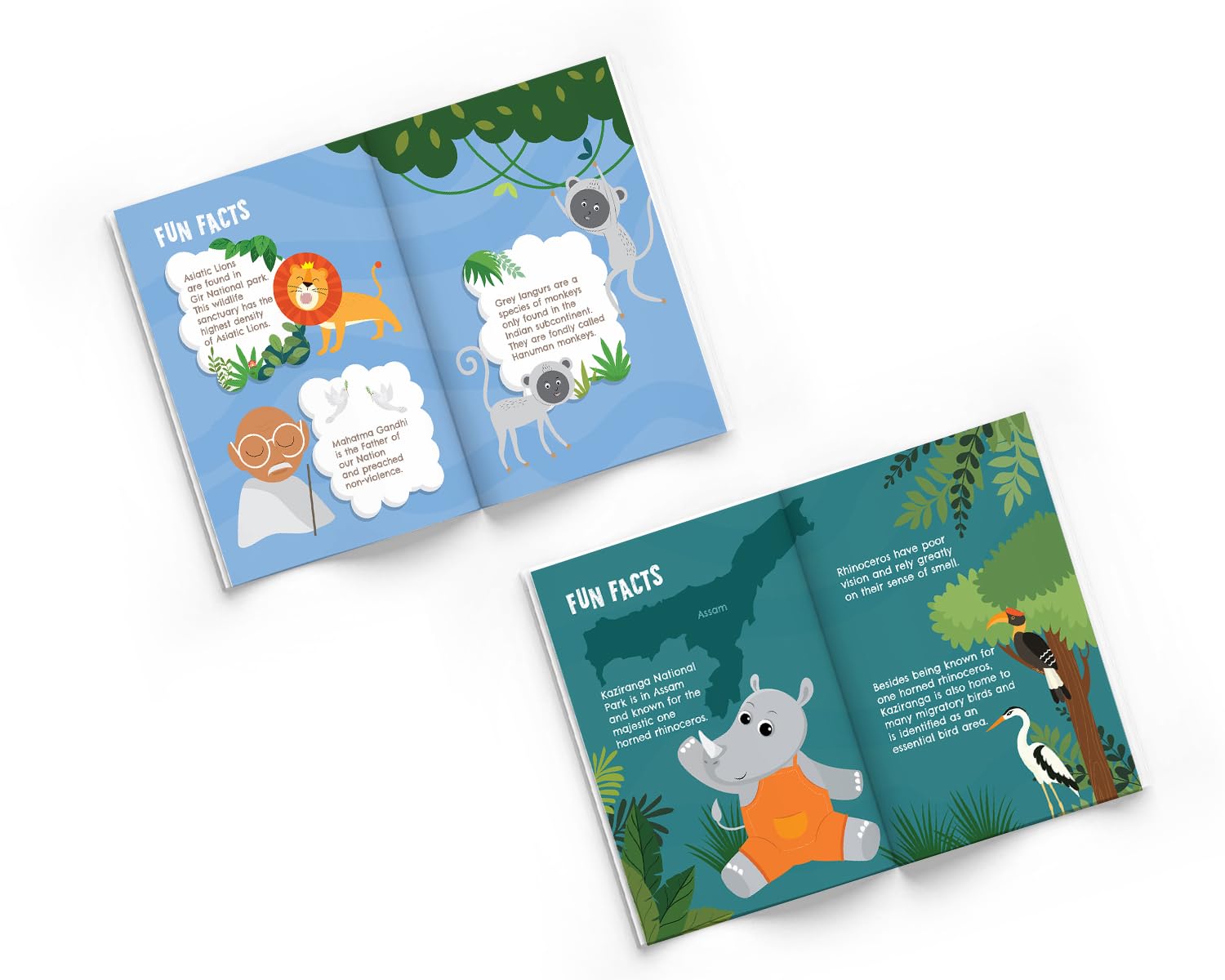 Yug Animal Series: Eight Combo Story Books for Kids - Illustrated Animal Moral Stories with Colourful Pictures - Fun Learning Book for 3+ Year Old Children with Colouring Sheet - Bedtime Stories