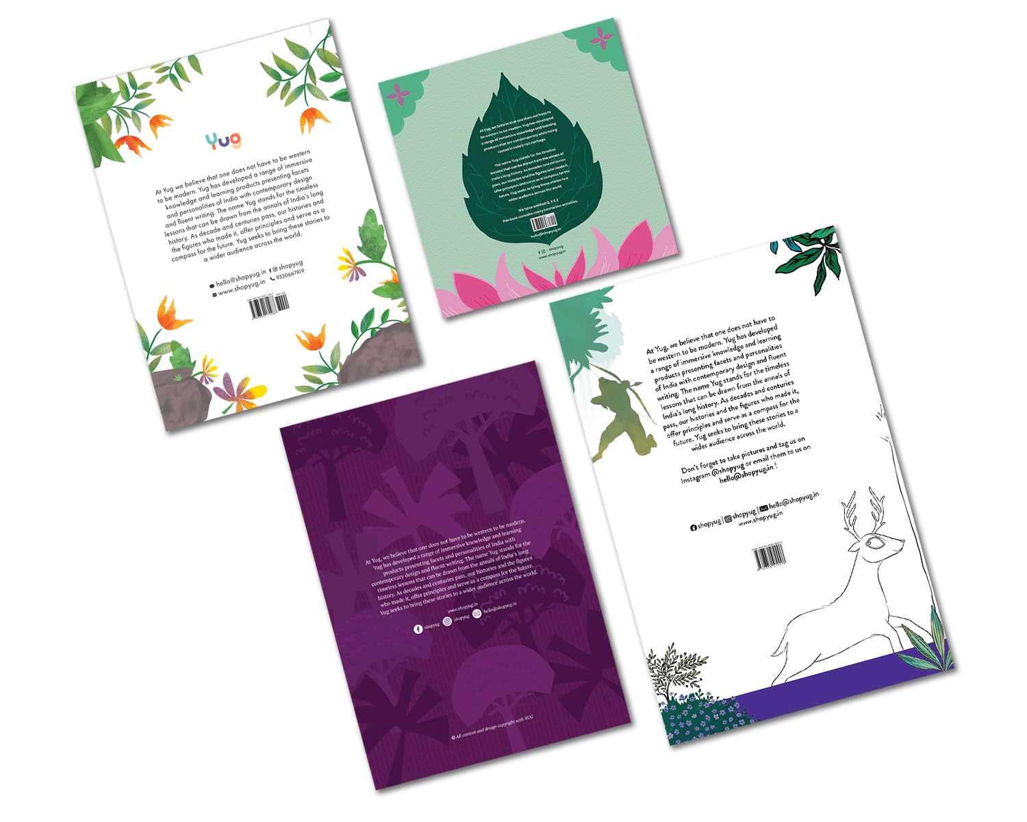 Yug Worship - Four Combo Mythology Books for Kids- Illustrated Story Books for Kids with Colourful Pictures - Fun Learning Book for 3+ Year Old Children - Bedtime Stories includes Activities