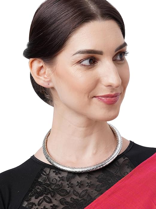 Binni s Wardrobe Women Gold-Plated Kolhapuri Long Inticrated Desgin And Polki Sturctured Necklace Set