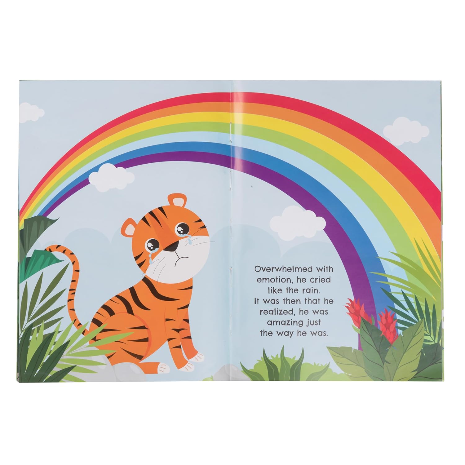 Yug Animal Series: Robi Has Doubt Story Book for Kids About Self-acceptance - Illustrated Moral Story with Colourful Pictures - Fun Learning Book for 3+ Year Old Children with Colouring Sheet