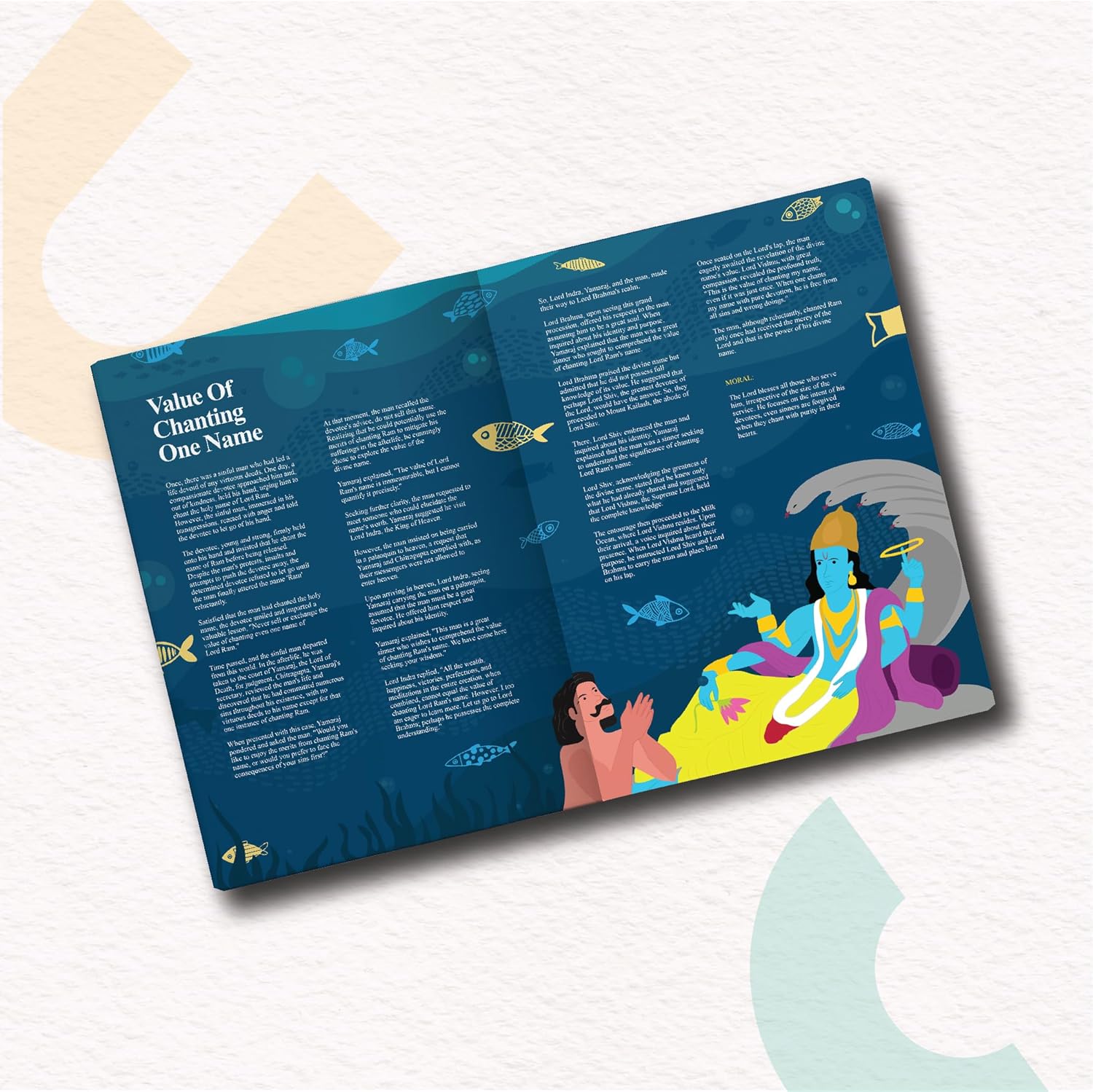 Yug Vedic Tales by Nityanand Charan Das for Kids - Illustrated Hindu Mythology Book for Kids with Colourful Pictures - Early Learning Picture Book for 3+ Year Old Children - Vedas Book - Bedtime Stories - Hardbound