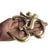 ESPLANADE Brass OM Wall Hanging Sculpture | Vastu Fengshui Goodluck, Auspicious, Religious symbols | Pooja Idols | Home Decor - Golden (Available in various sizes)