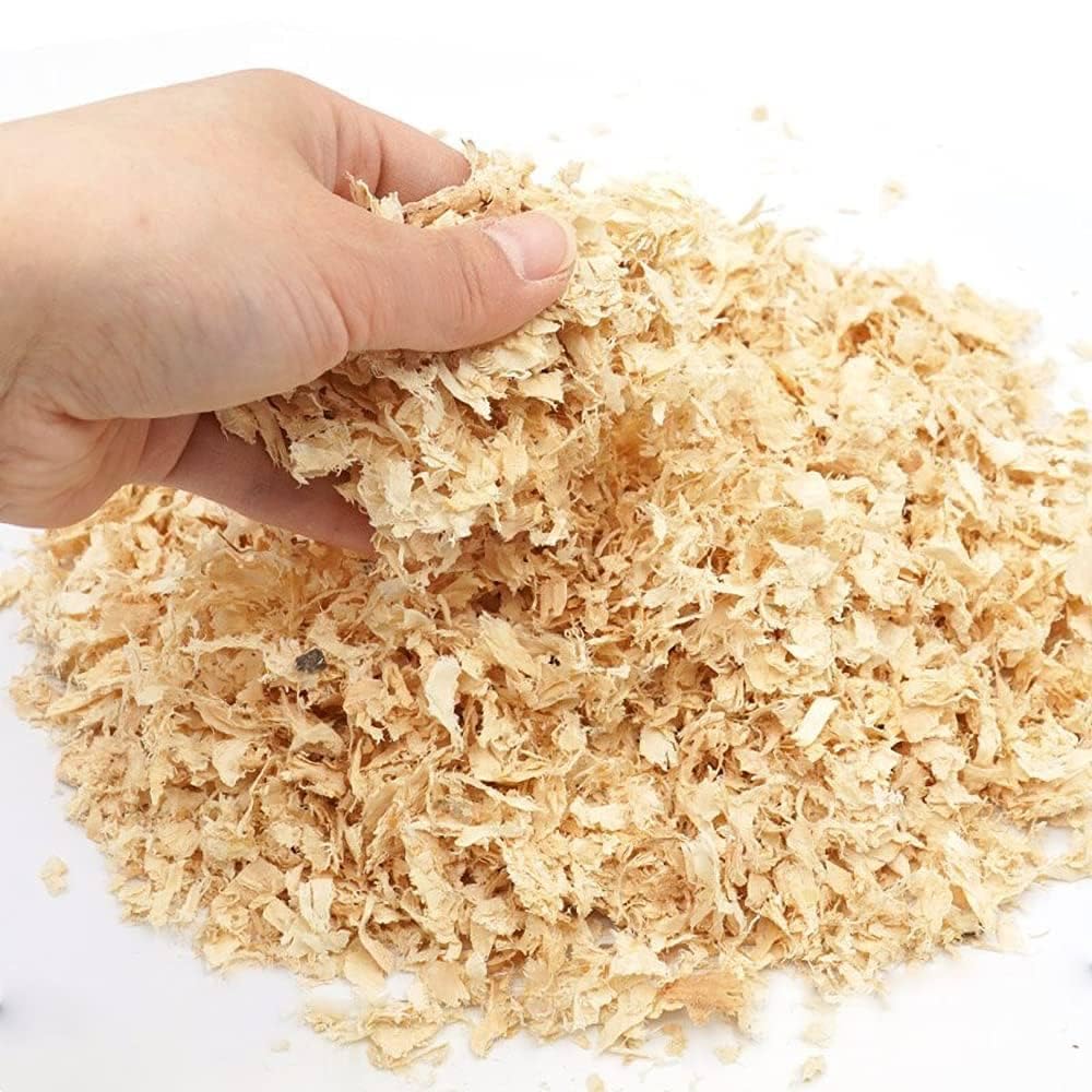 Esplanade Wood Shavings - Natural Soft Bedding for Birds, Guinea Pigs, Hamsters, Cosy Nesting Material - Odor-Control Pet Wood Flakes, Packing Material, Craft DIY