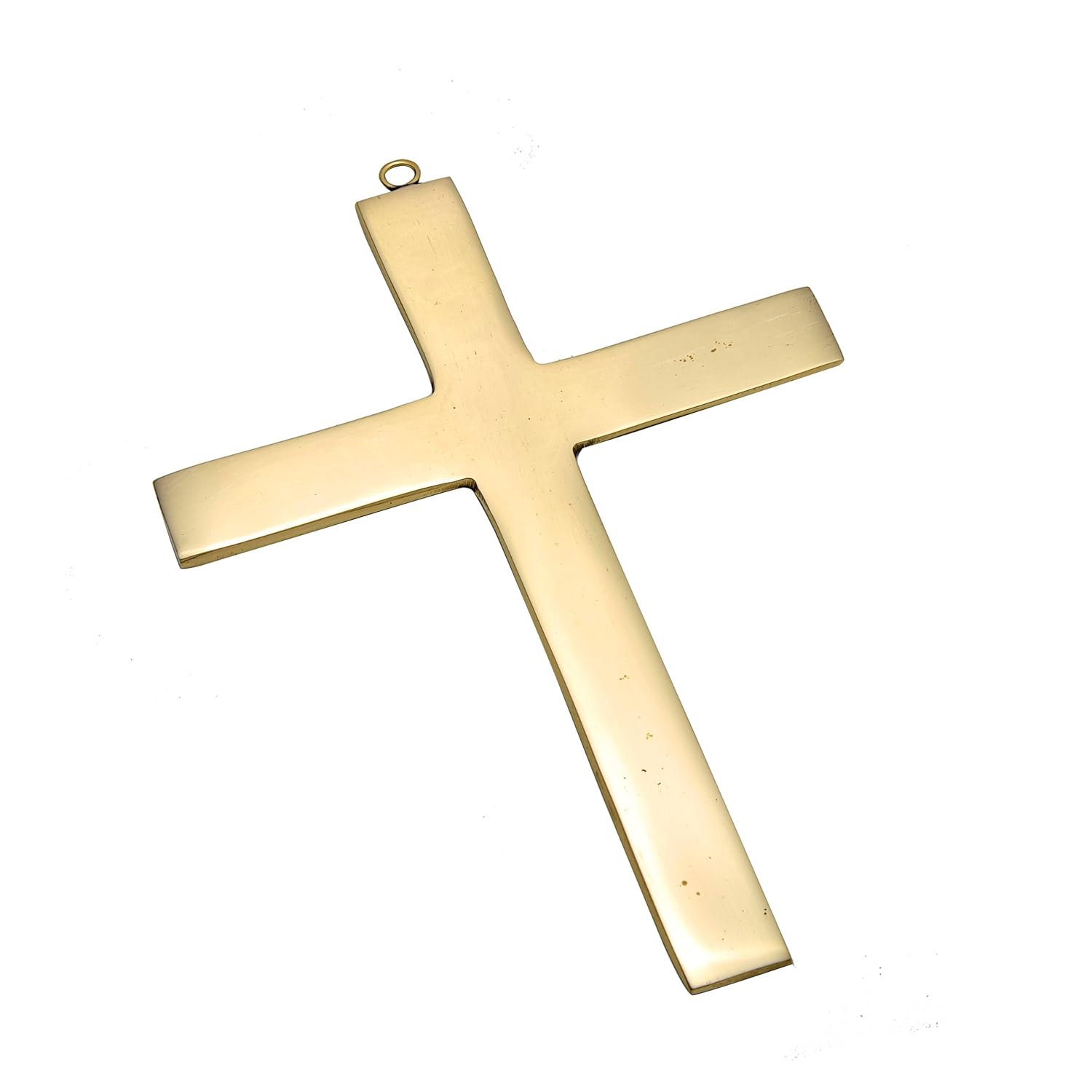 ESPLANADE Brass Jesus Christ Cross – Holy Cross, Antique Look Idol, Christian Cross for Prayer, Christmas Gifts, Home Office Décor, Housewarming Gifts
