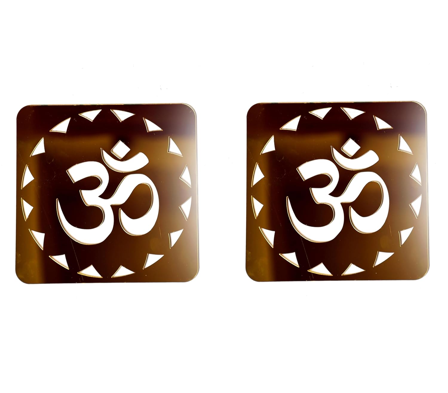 ESPLANADE Acrylic Wall Hanging - Home Decoration Items for Living Room, Wall Decor Items, Adhesive Aum Design Decor for Home and Office - 6in