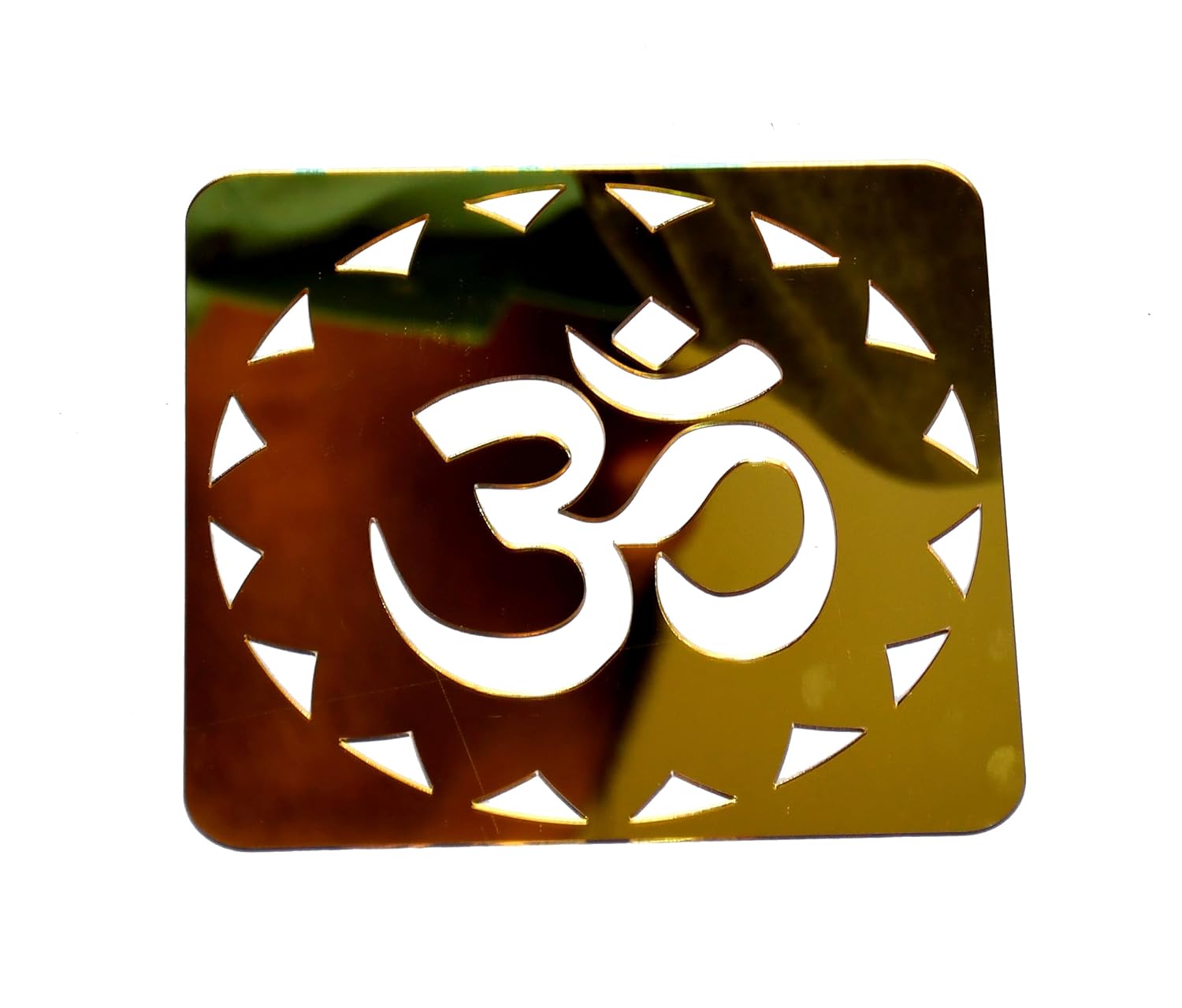 ESPLANADE Acrylic Wall Hanging - Home Decoration Items for Living Room, Wall Decor Items, Adhesive Aum Design Decor for Home and Office - 6in