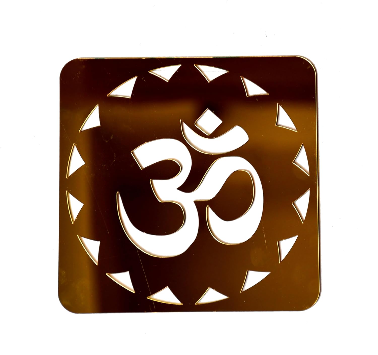 ESPLANADE Acrylic Wall Hanging - Home Decoration Items for Living Room, Wall Decor Items, Adhesive Aum Design Decor for Home and Office - 6in