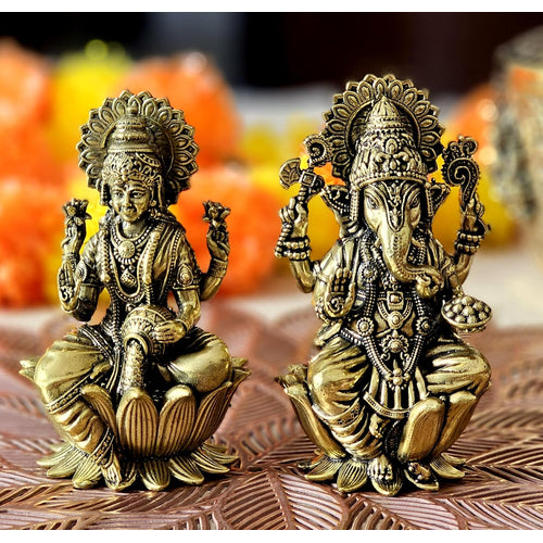 ESPLANADE Laxmi Ganesh Idol for Home Décor, 4