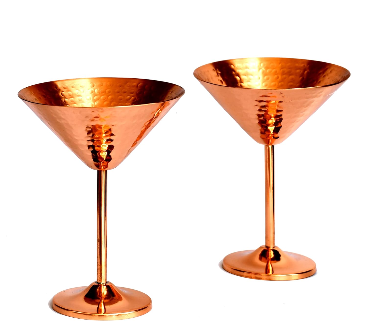 ESPLANADE Copper Cocktail Glasses, Metal Wine Goblets, Champagne Flutes, Royal Medieval Chalices Vintage Coupes, Diwali Gift, Wedding Anniversary Gift
