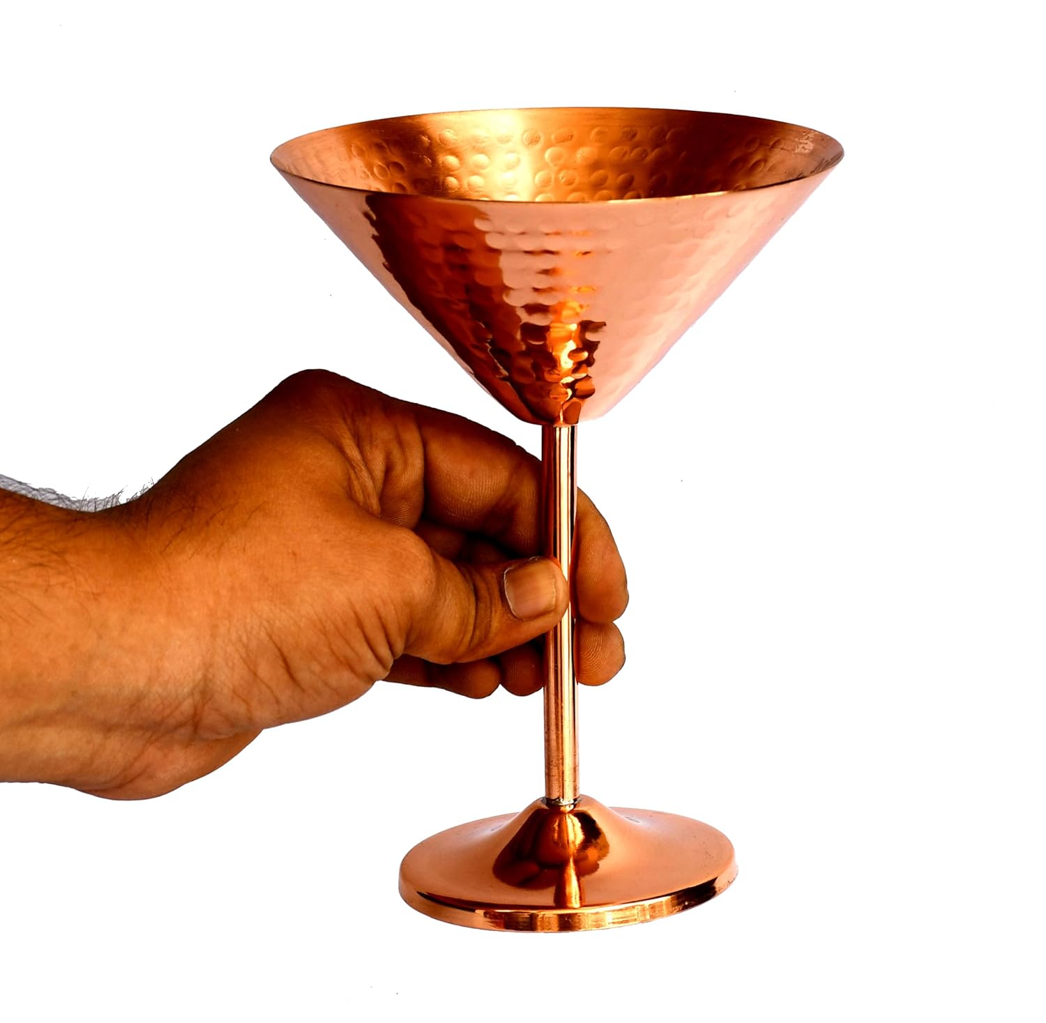 ESPLANADE Copper Cocktail Glasses, Metal Wine Goblets, Champagne Flutes, Royal Medieval Chalices Vintage Coupes, Diwali Gift, Wedding Anniversary Gift