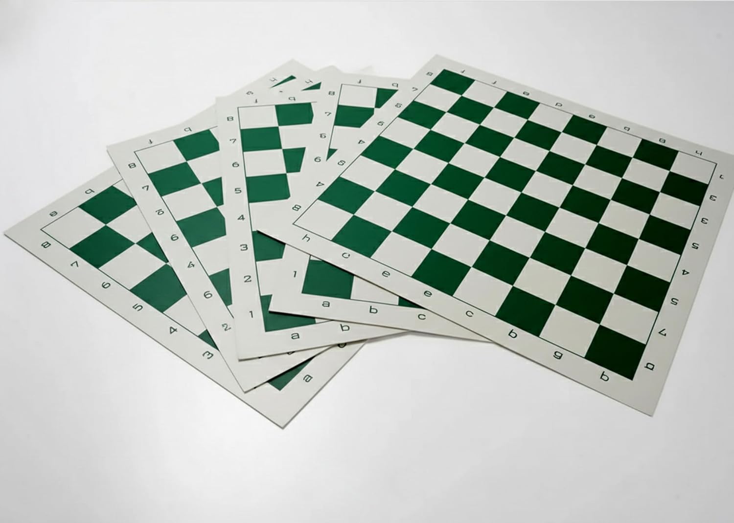 StonKraft 18.2'' x 18.2'' Tournament Chess Vinyl Foldable Chess Board Only, Pack of 5, for Professional Chess Players (Without Pieces)