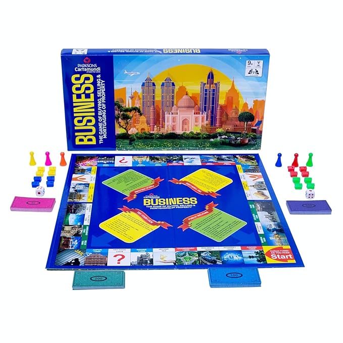 StonKraft Return Gifts for Kids, Birthday Party Favours Set of 5, Party Gifts for Kids Age 6 to 10, Bulk Pack of Board Games for Kids, Indoor Games, Ludo Business Tabletop Game (Business Set of 5)