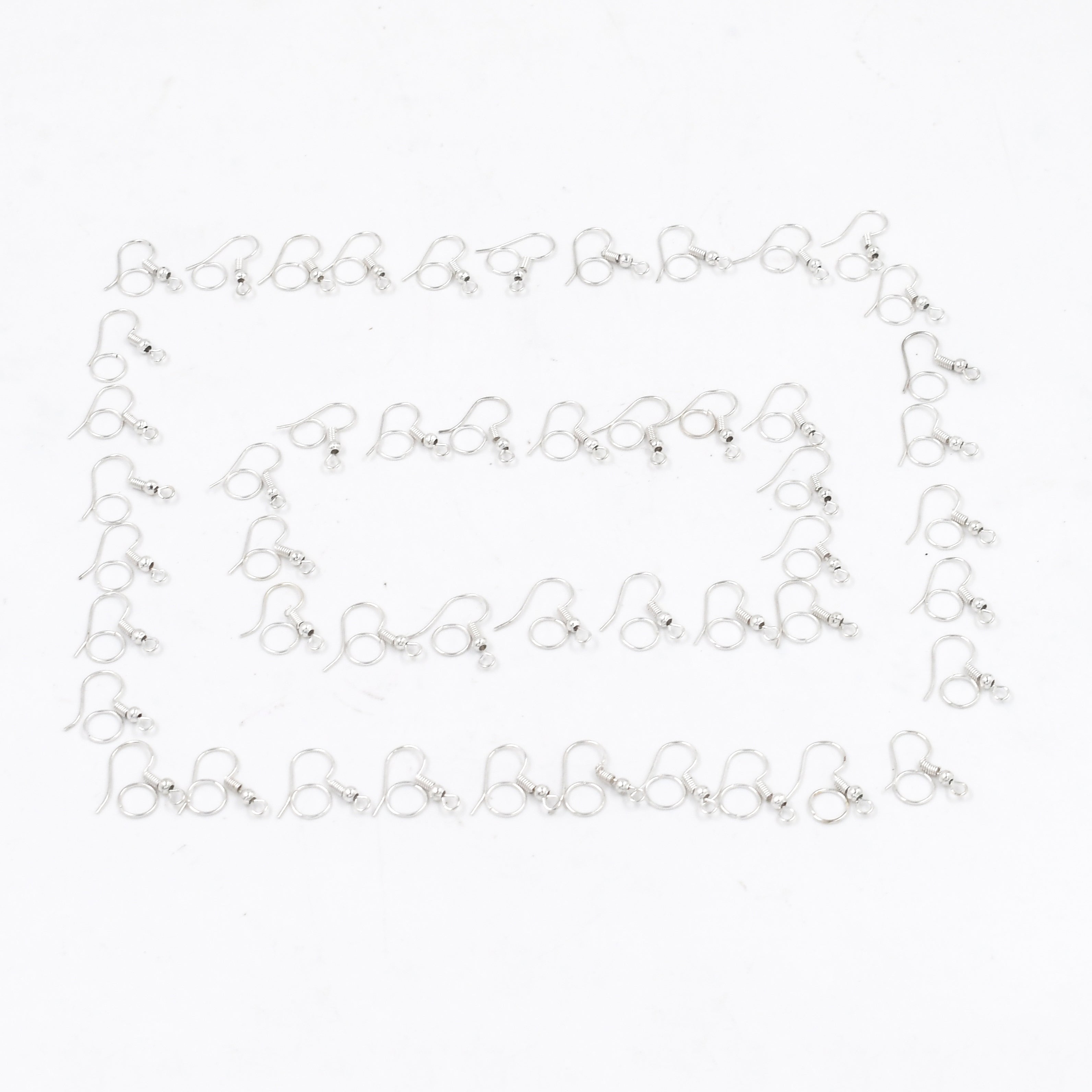 IVEI DIY Earring Hooks & Jump Rings for Jewellery Making Ð Bulk Pack | DIY Projects, Quilling & Craft | Ideal for Artists, Professionals, Kids (100 Silver+Golden)