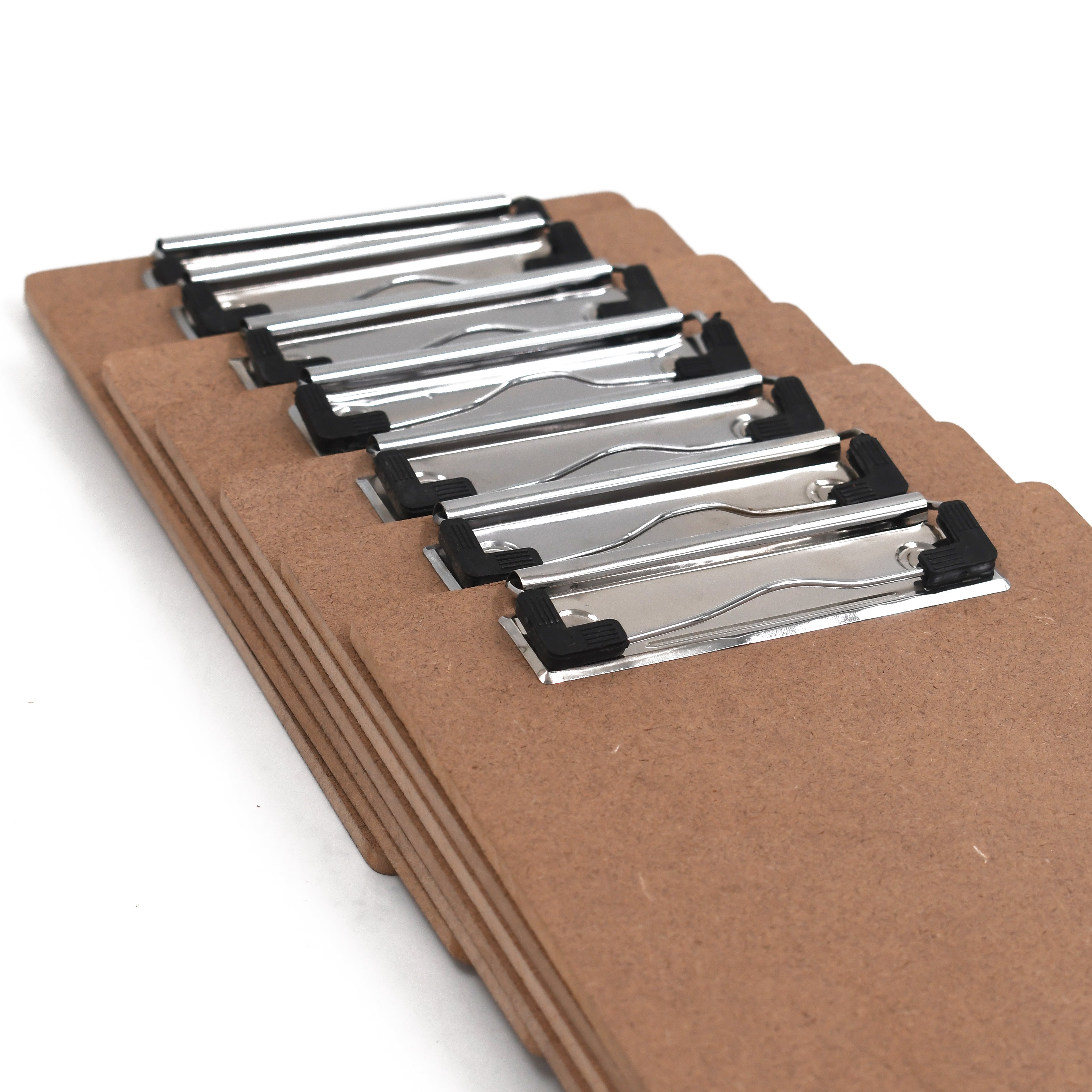IVEI Clip Pad Writing Boards | Examination Board, Drawing Pad & Note-Taking Board | MDF A5 Plain - Set of 10 | School, Office and Home use (Plain Set 10)