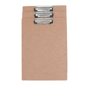 IVEI Clip Pad Writing Board | Examination Board, Drawing Pad & Note-Taking Board | MDF A4 Plain - Set of 3 | Exam Pad | School Supplies (Plain)