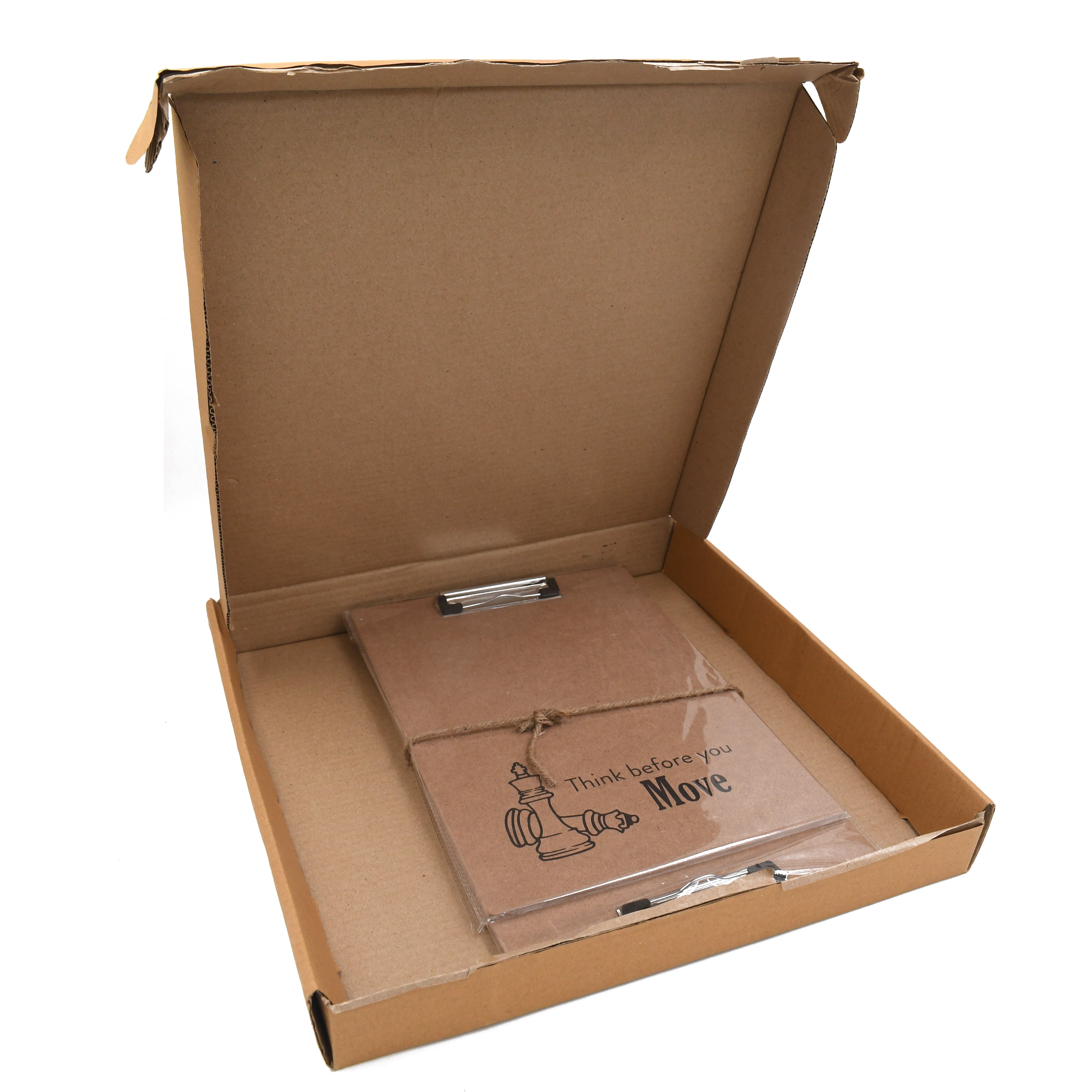 IVEI Clip Pad Writing Board | Examination Board, Drawing Pad & Note-Taking Board with Quotes | MDF A4 Plain - Set of 3 | School, Office and Home use