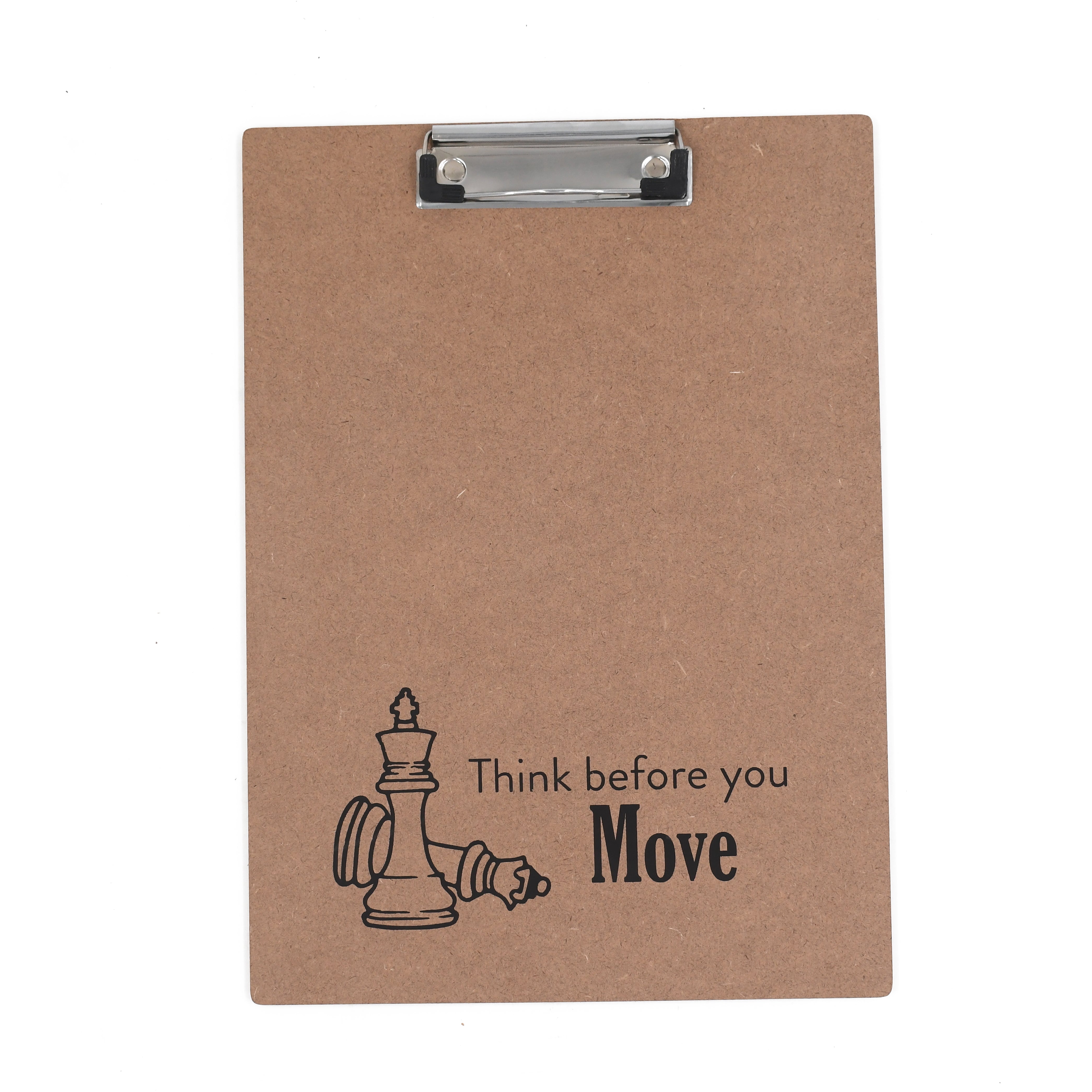 IVEI Clip Pad Writing Board | Examination Board, Drawing Pad & Note-Taking Board with Quotes | MDF A4 Plain - Set of 3 | School, Office and Home use
