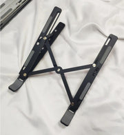 IVEI Laptop Stand for Overheating Protection - Portable, Adjustable & Foldable | Laptop Stand for Office Desk, Home Office, Table, Bed, Travel - Lightweight Aluminium Alloy Tabletop