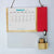 IVEI Planner Combination Board - Blue- pin Board and whiteboard Combination Board with Planner - Dry Erase Board - Bulletin Board - Innovative Organizer- Office and Home