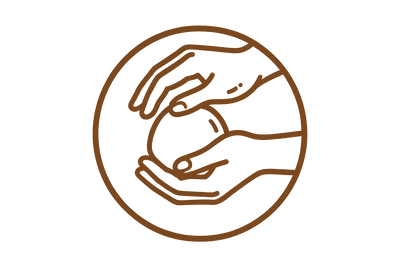 an icon that shows handrcafted