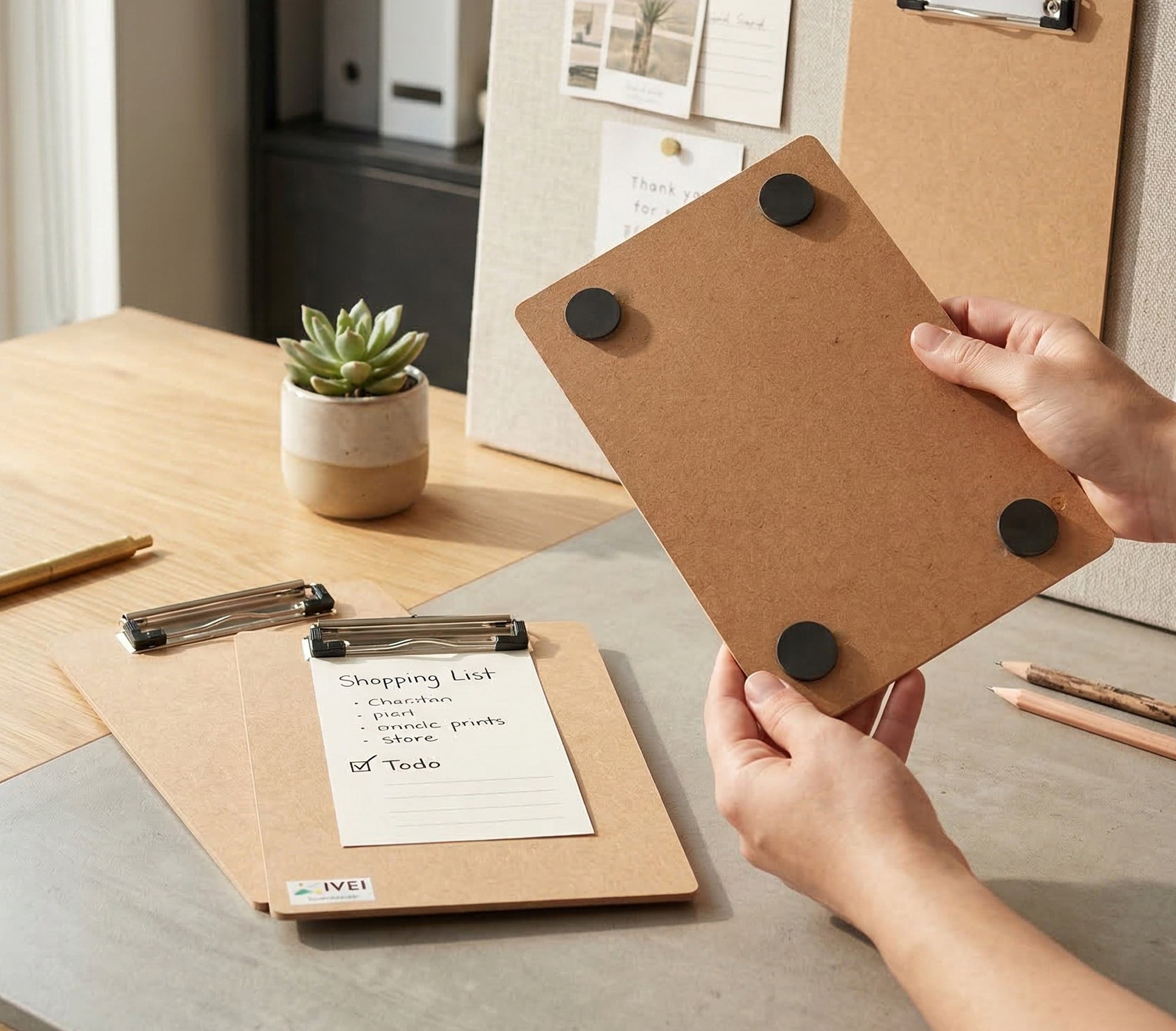IVEI Magnetic Clipboard A5 Size - Pack of 3