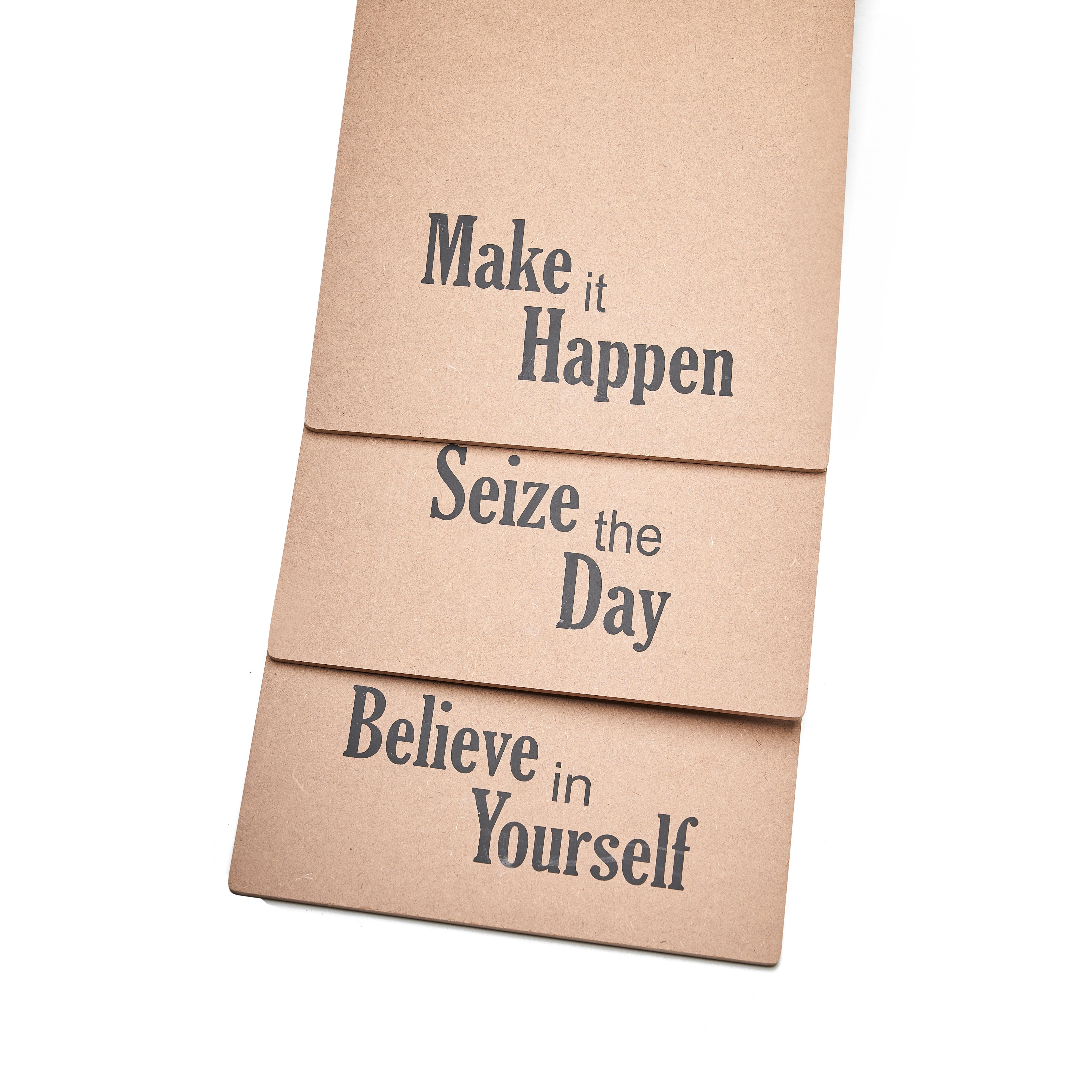 IVEI Clip Pad Writing Board | Examination Board, Drawing Pad & Note-Taking Board | MDF A4 Plain - Set of 3 | Exam Pad | School Supplies (Quote Set 2)