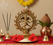 StonKraft 6" Brass Natraj Statue Idol Sculpture Shiva - Nataraj The Lord of Dance Natrajan